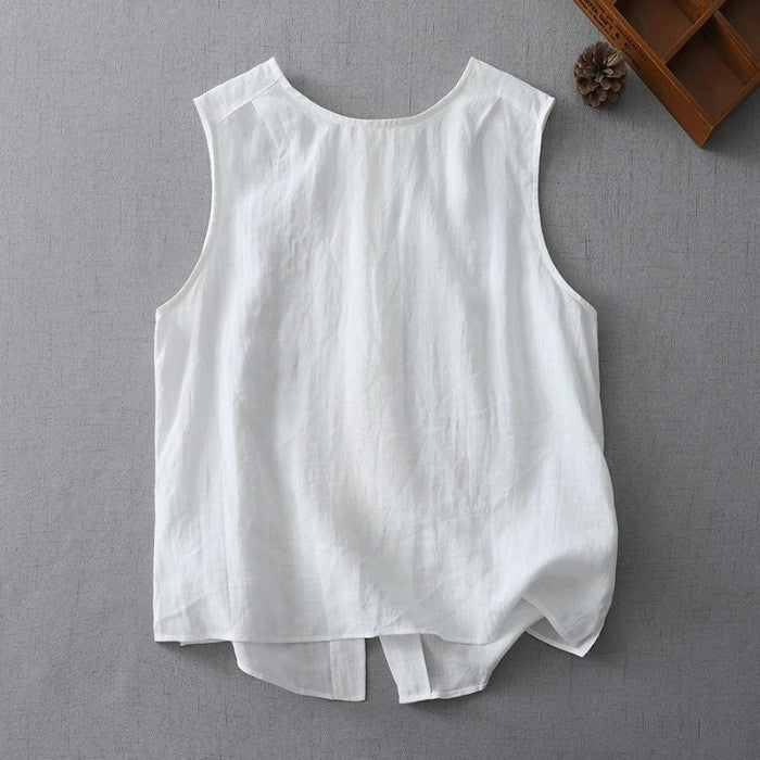 Alina Reversible Sleeveless Vest Top