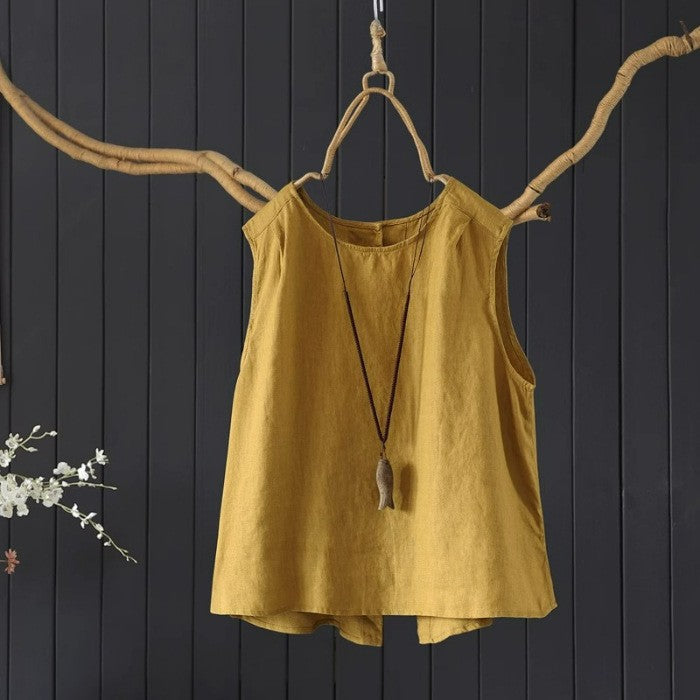 Alina Reversible Sleeveless Vest Top