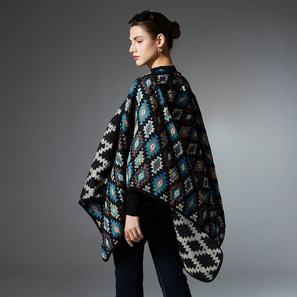 Astraea Ethnic Print Shawl