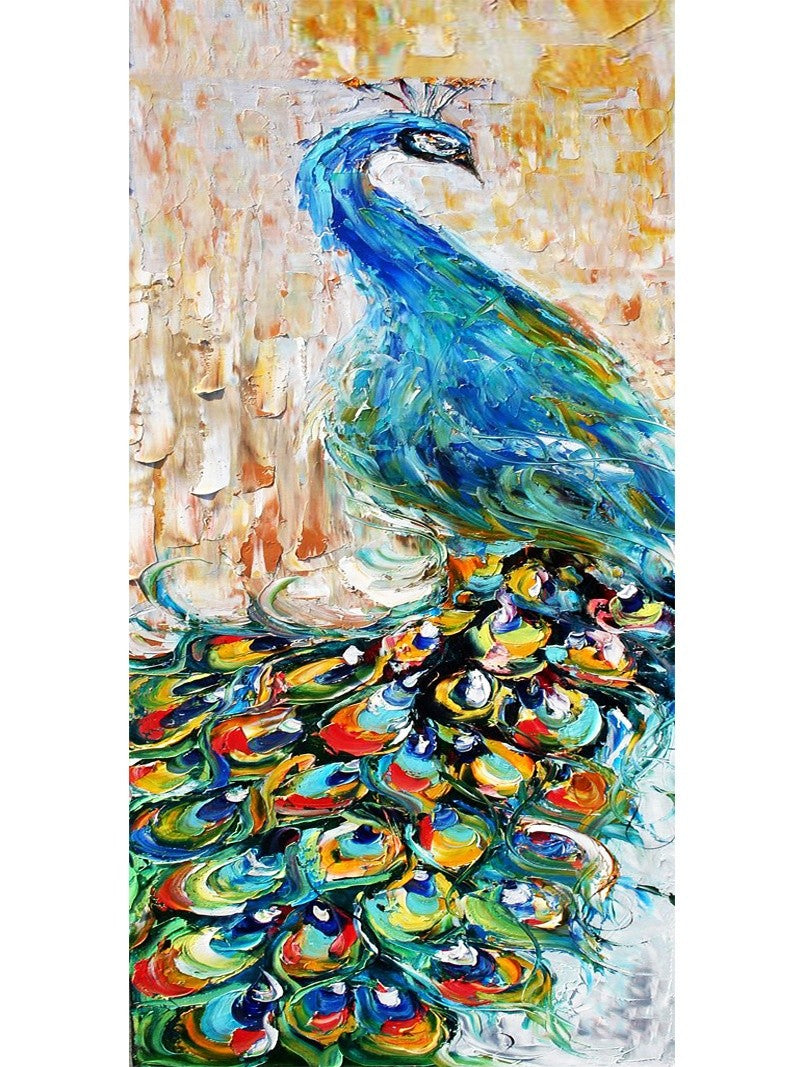 Aurora Tassel Oil Painting Scarf Shawl