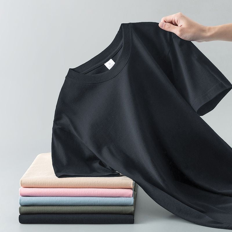 Kai Solid Color Cotton Tee (Unisex)