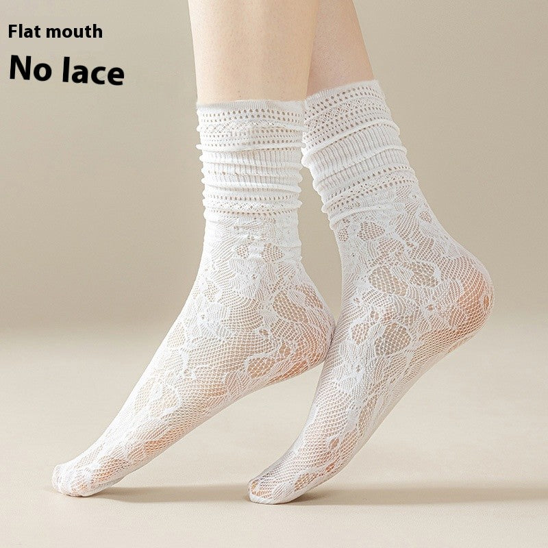 Liora Sheer Lace Mesh Socks