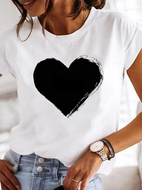 Lumi Cartoon Love Graphic Tee