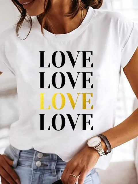 Lumi Cartoon Love Graphic Tee