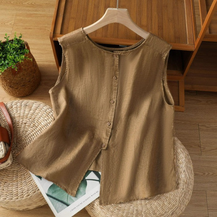 Alina Reversible Sleeveless Vest Top
