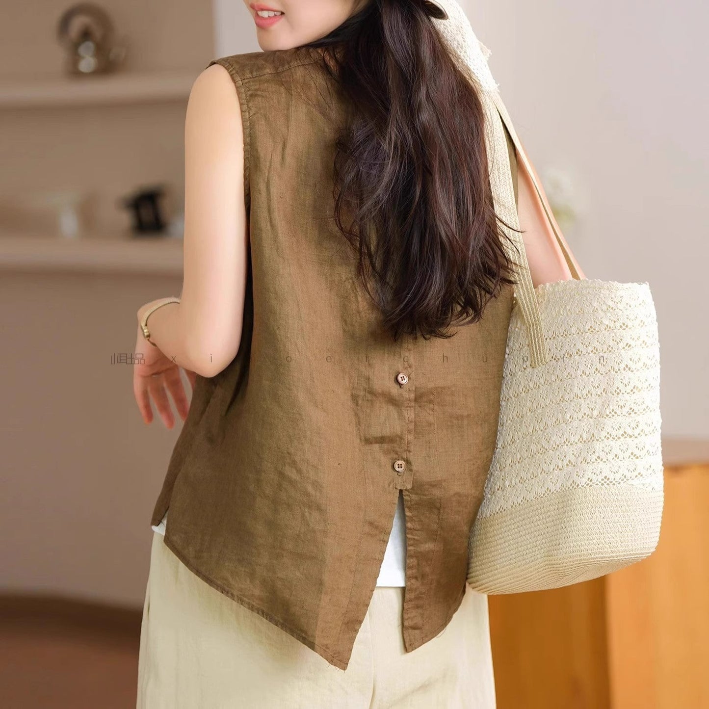 Alina Reversible Sleeveless Vest Top