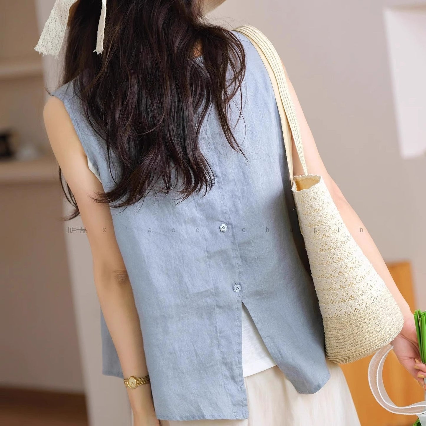 Alina Reversible Sleeveless Vest Top