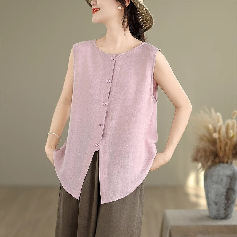 Alina Reversible Sleeveless Vest Top