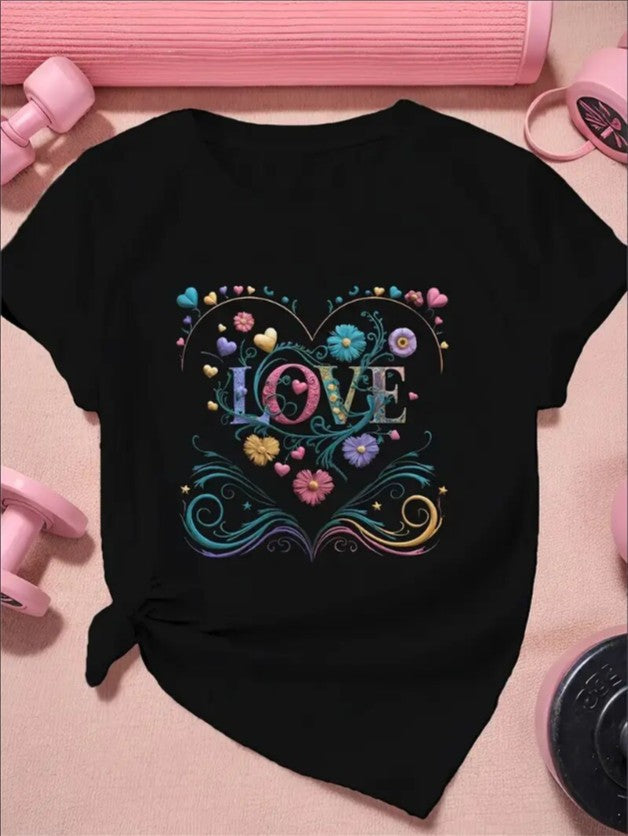 Amour Graphic Couples Tee