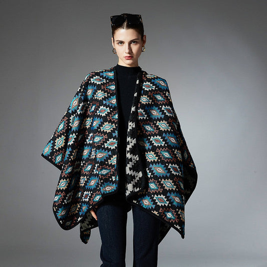 Astraea Ethnic Print Shawl