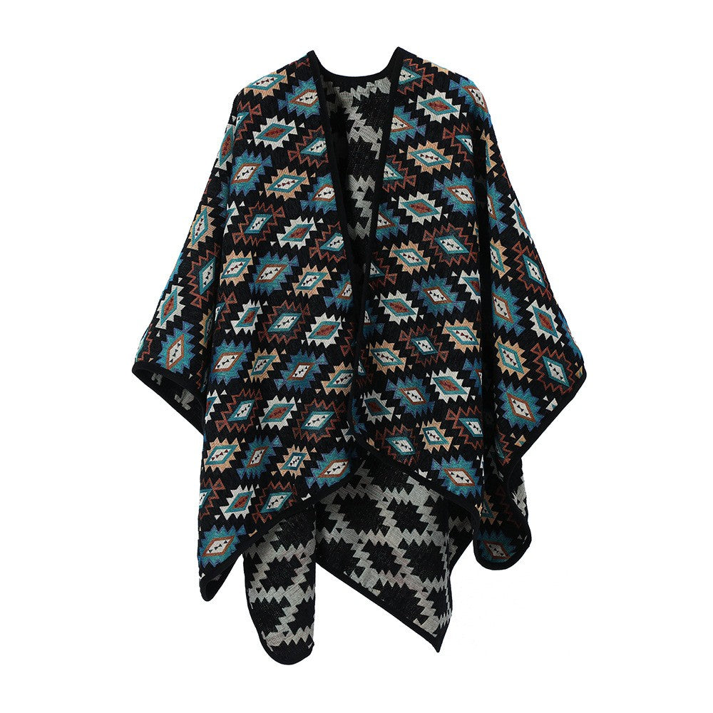 Astraea Ethnic Print Shawl