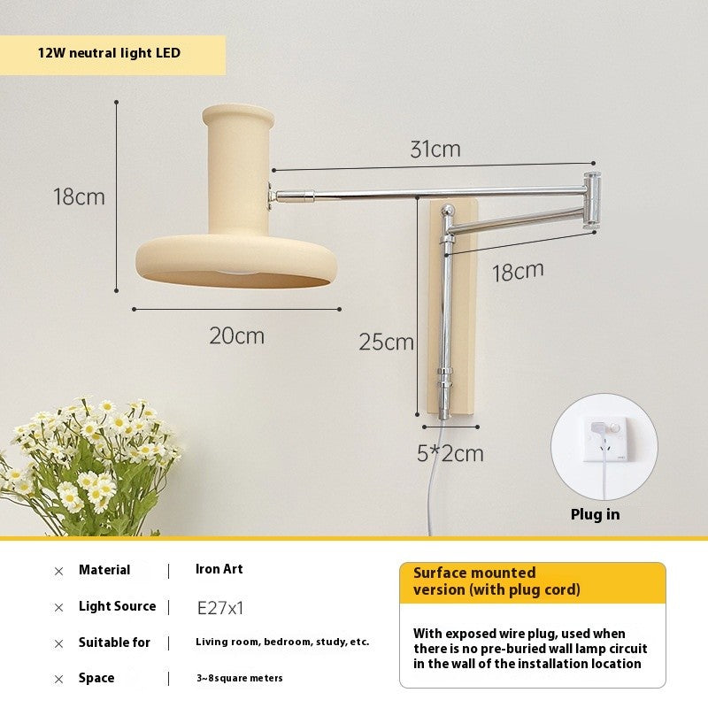 Bauhaus Long Arm Wall Lamp