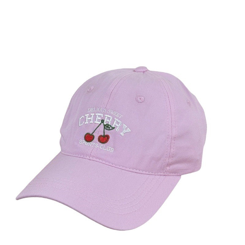 Cereza Embroidered Cherry Cap