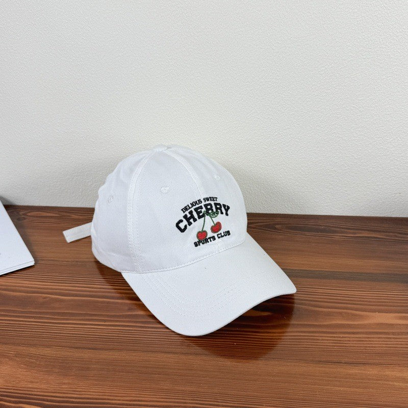 Cereza Embroidered Cherry Cap
