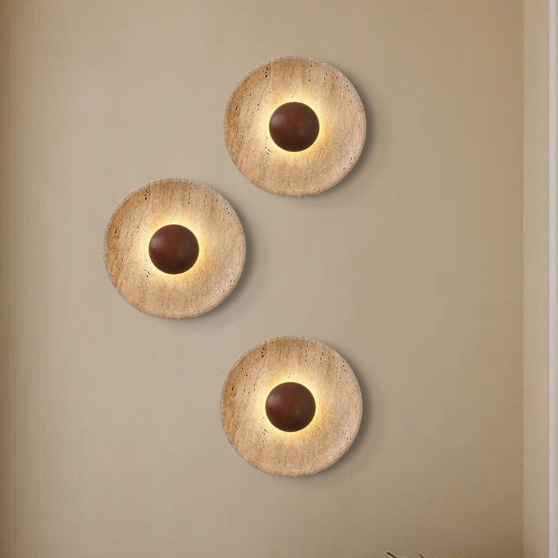 Cream Marble Wall Lamp