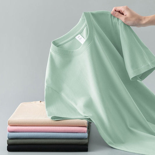 Kai Solid Color Cotton Tee (Unisex)