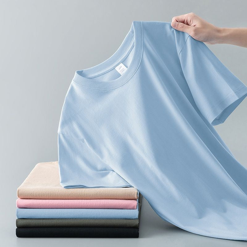 Kai Solid Color Cotton Tee (Unisex)