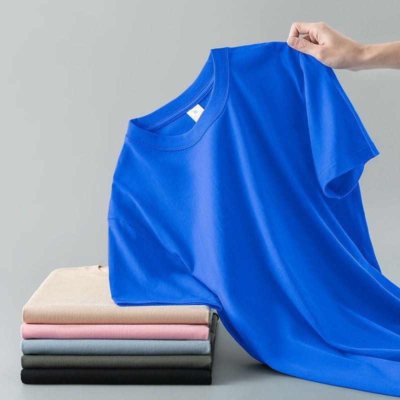 Kai Solid Color Cotton Tee (Unisex)