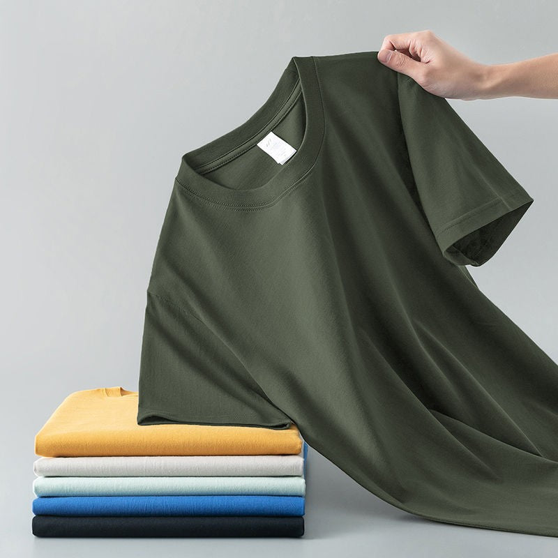 Kai Solid Color Cotton Tee (Unisex)