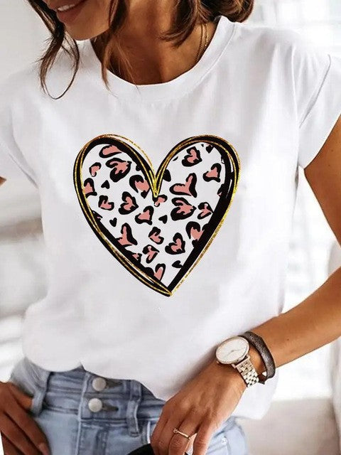 Lumi Cartoon Love Graphic Tee