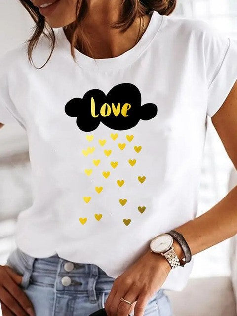 Lumi Cartoon Love Graphic Tee