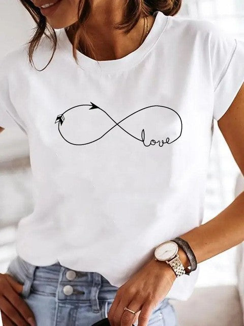 Lumi Cartoon Love Graphic Tee