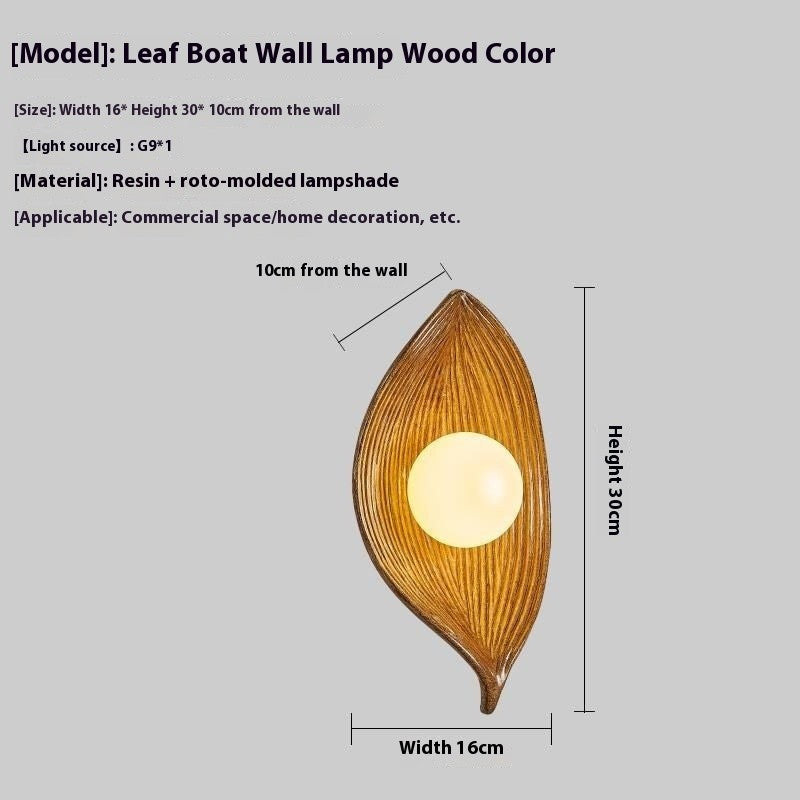Nordic Leaf Wall Lamp