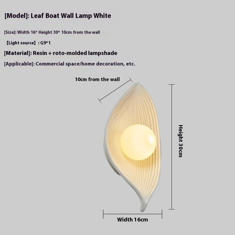 Nordic Leaf Wall Lamp