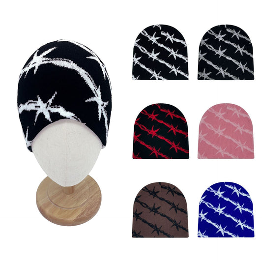 Novi Double Jacquard Knit Hat