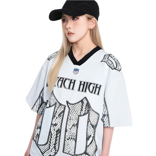 Scalura Mesh Jersey Tee