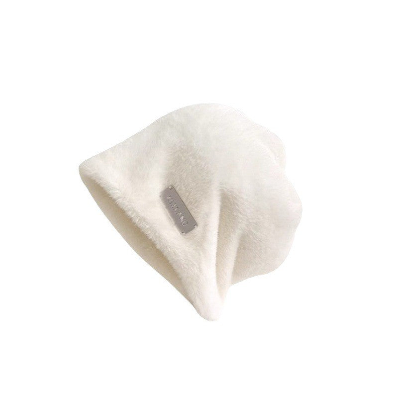 Selora Mink Knit Beanie