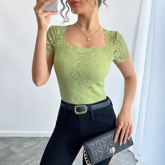 Seraphine Lace Slim-Fit Tee