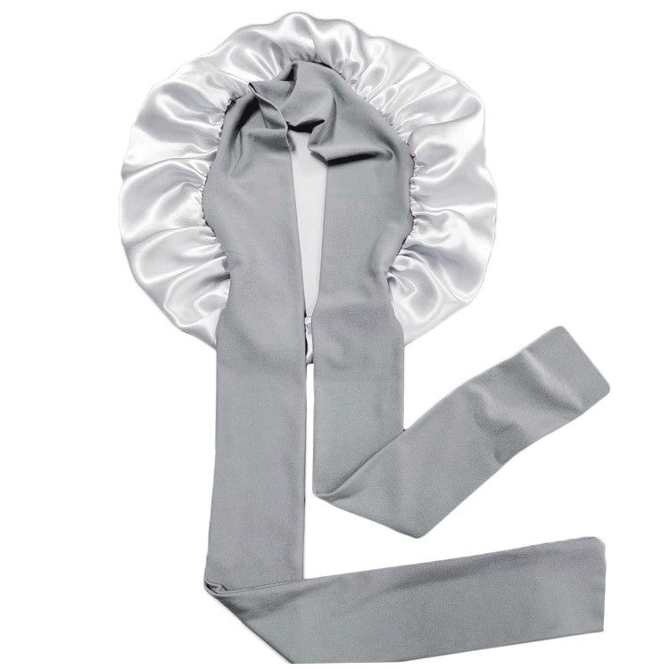 Serena Silk Sleep Cap with Ribbon