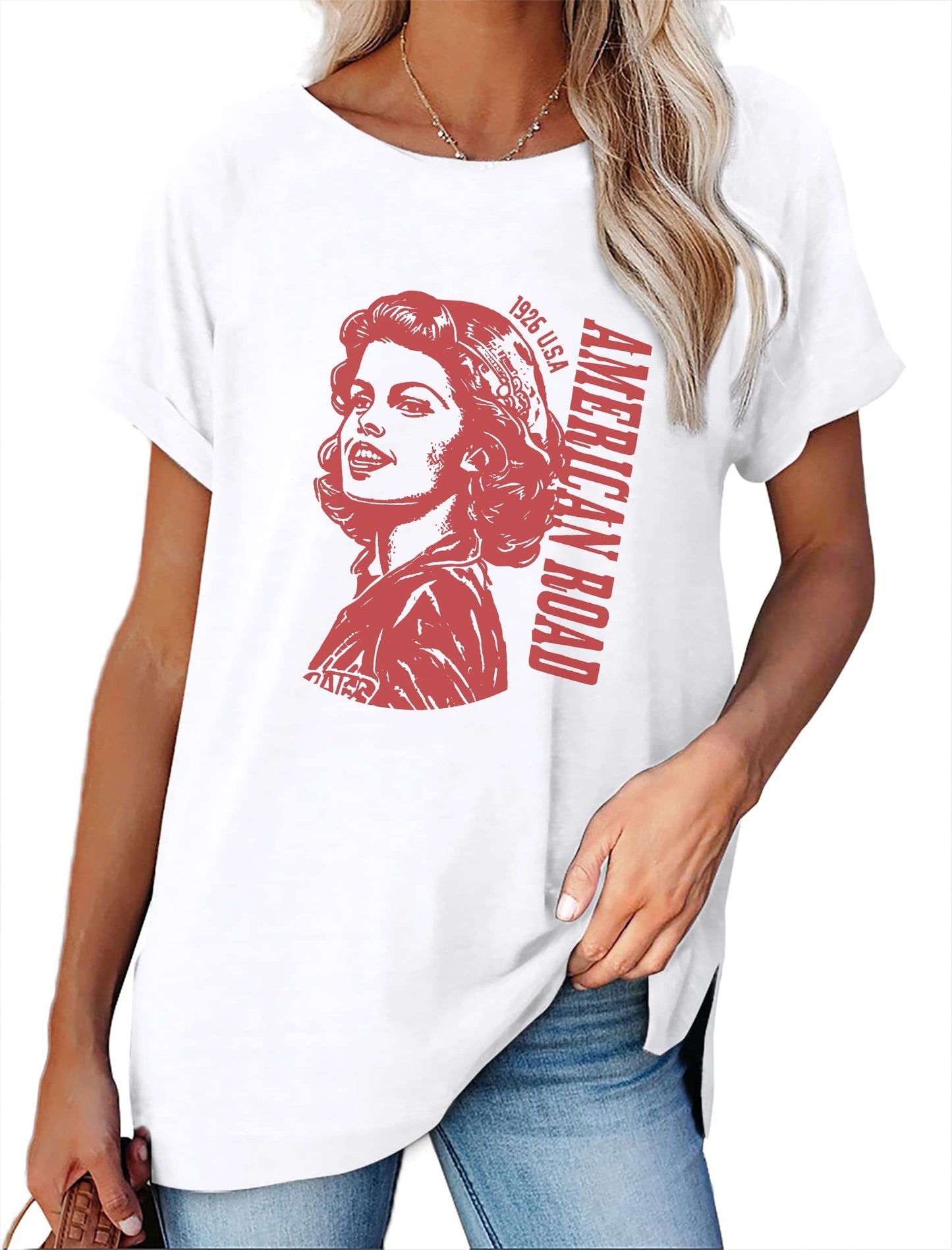 Veyla Minimalist Print Tee