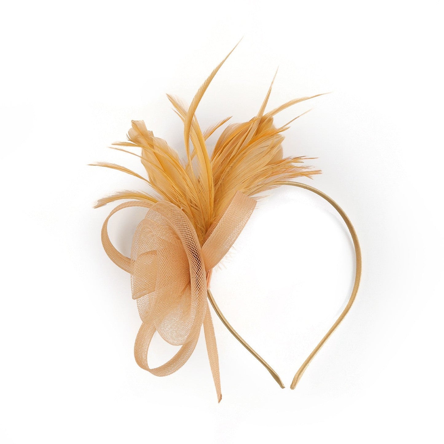 Vivienne Feather Mesh Headband