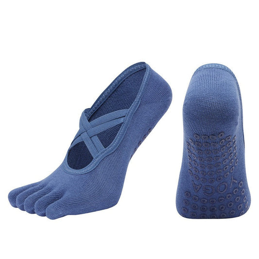Zara Non-Slip Five-Toe Yoga Socks