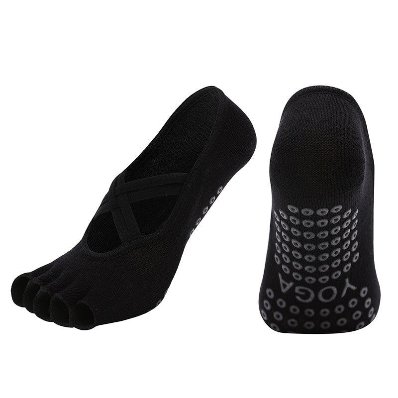 Zara Non-Slip Five-Toe Yoga Socks