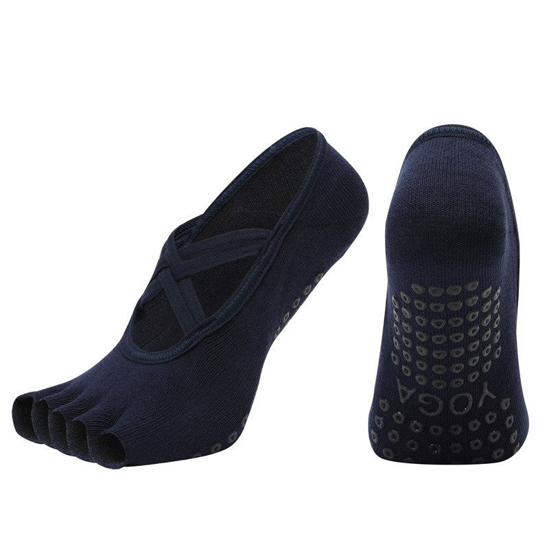 Zara Non-Slip Five-Toe Yoga Socks
