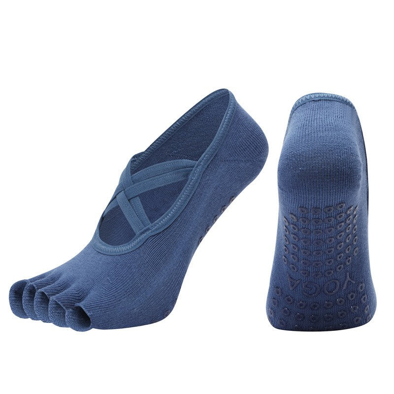 Zara Non-Slip Five-Toe Yoga Socks