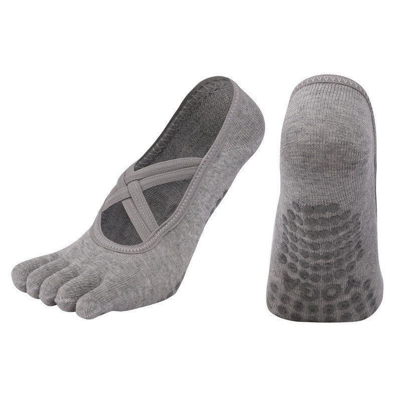 Zara Non-Slip Five-Toe Yoga Socks