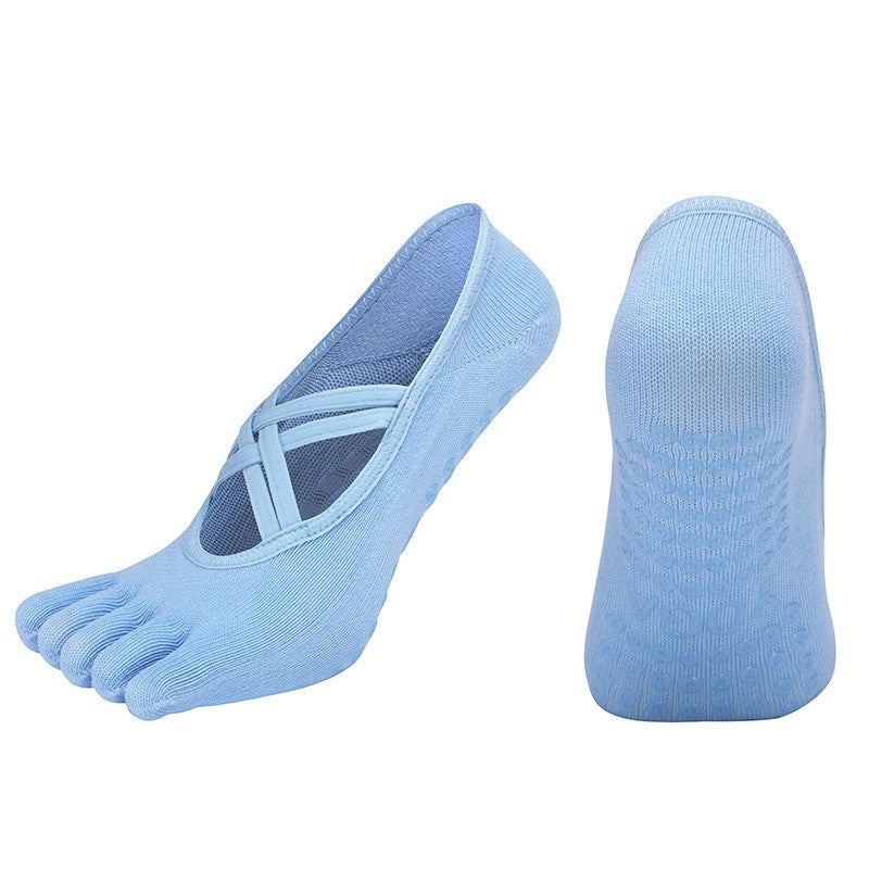 Zara Non-Slip Five-Toe Yoga Socks