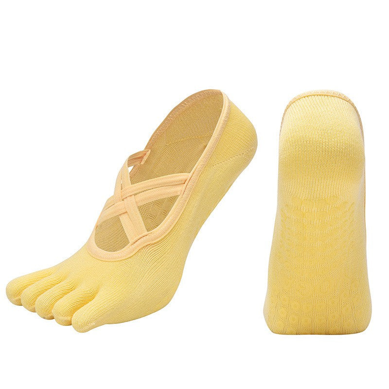 Zara Non-Slip Five-Toe Yoga Socks